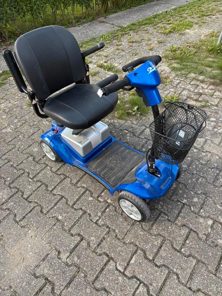 Te koop scootmobiel, Diversen, Brommobielen en Scootmobielen, Gebruikt, Overige merken, 15 km of minder, 10 km/u of minder, Ophalen