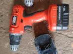 2x accuboormachine black en decker, Doe-het-zelf en Verbouw, Gereedschap | Boormachines, Ophalen of Verzenden, Gebruikt, Boor- en Schroefmachine