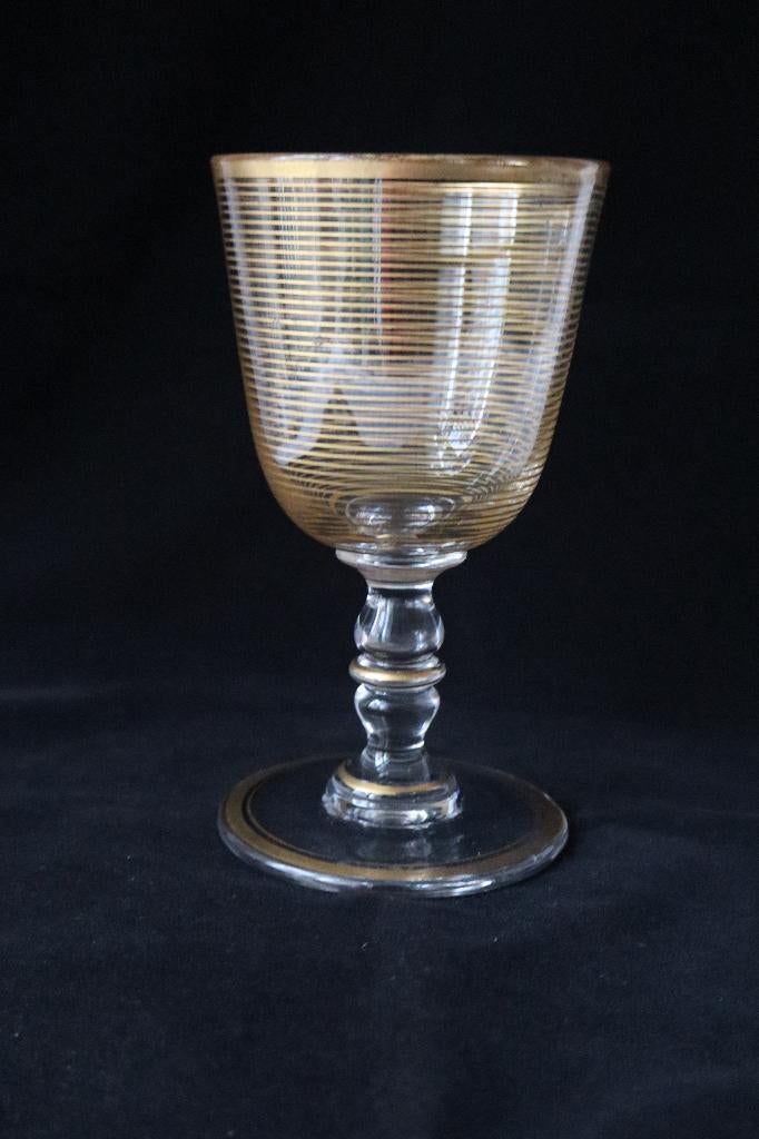 Antiek St Louis kristallen bokaal c 1900, Antiek en Kunst, Antiek | Glas en Kristal, Ophalen of Verzenden