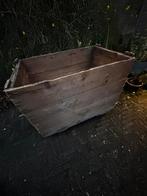 Houten kist op wielen, Huis en Inrichting, Woonaccessoires | Kisten, Ophalen, Gebruikt, 50 tot 100 cm, 50 tot 75 cm