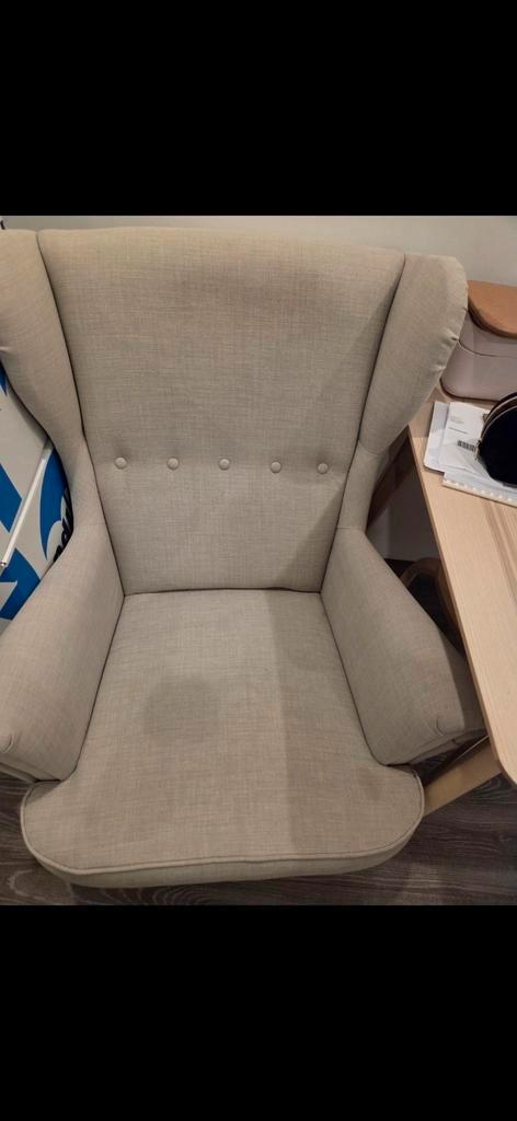 Ikea Strandmon stoel - Gebruikt, Huis en Inrichting, Fauteuils, Ophalen of Verzenden