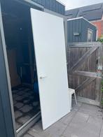 Witte deur - opdek (gratis), Ophalen, Gebruikt, 80 tot 100 cm, 215 cm of meer