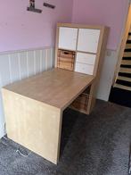 (IKEA) Bureau met kastjes, lades en mandjes, Ophalen, Gebruikt, Bureau