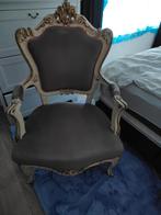 Antieke Queen Ann fauteuil met sierlijke details, Antiek en Kunst, Antiek | Meubels | Stoelen en Banken, Ophalen