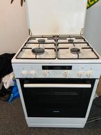 4 pit gasfornuis met oven, Witgoed en Apparatuur, Fornuizen, 60 cm of meer, 4 kookzones, Vrijstaand, 85 tot 90 cm