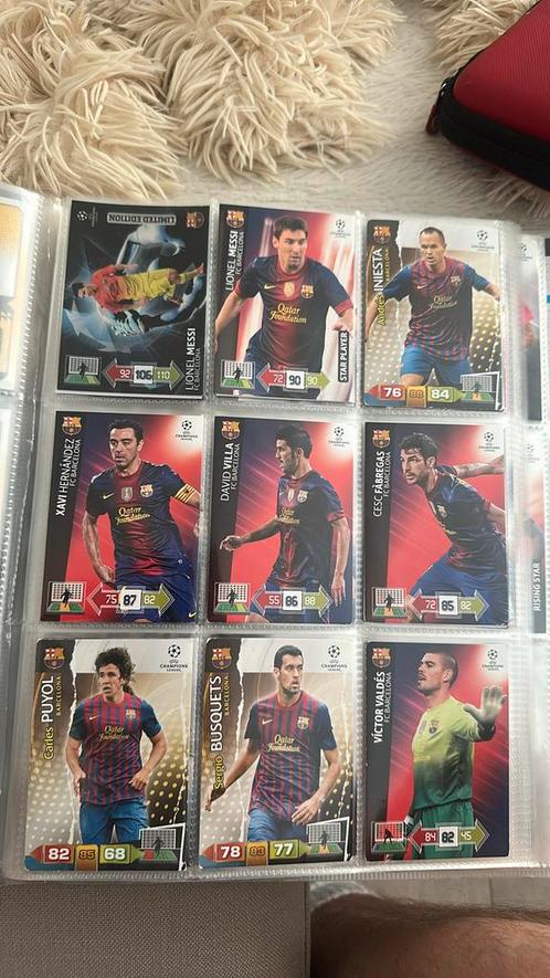Panini Champions League kaarten Barça – Messi 106 LE, Hobby en Vrije tijd, Stickers en Plaatjes, Zo goed als nieuw, Ophalen of Verzenden
