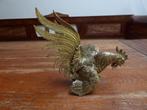 Vintage metalen beeldje haan, Antiek en Kunst, Ophalen of Verzenden