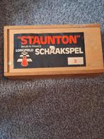 Staunton Schaakspel - Vintage, Ophalen of Verzenden, Gebruikt