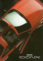 Nissan 100 NX cabriolet folder, Ophalen of Verzenden, Gelezen, Nissan