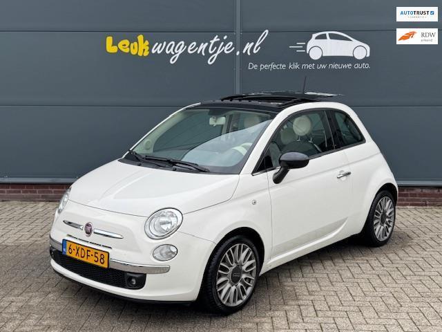 Fiat 500 0.9 TwinAir Turbo Cult *schuifdak *leder *climate, Auto's, Fiat, Bedrijf, Te koop, ABS, Airbags, Airconditioning, Bluetooth