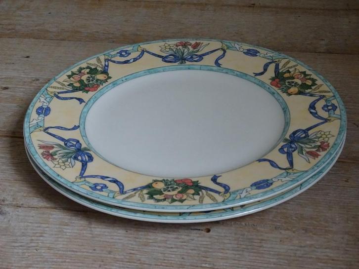 2x Dinerbord, Villeroy & Boch, CITTA CAMPAGNA Castellina, Antiek en Kunst, Antiek | Servies los, Ophalen of Verzenden