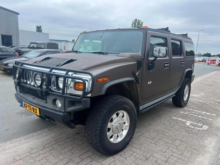 Hummer H2 6.0 V8 LPG 2003 Youngtimer Schuifdak, Auto's, Hummer, Bedrijf, H2, 4x4, Adaptive Cruise Control, Airbags, Airconditioning