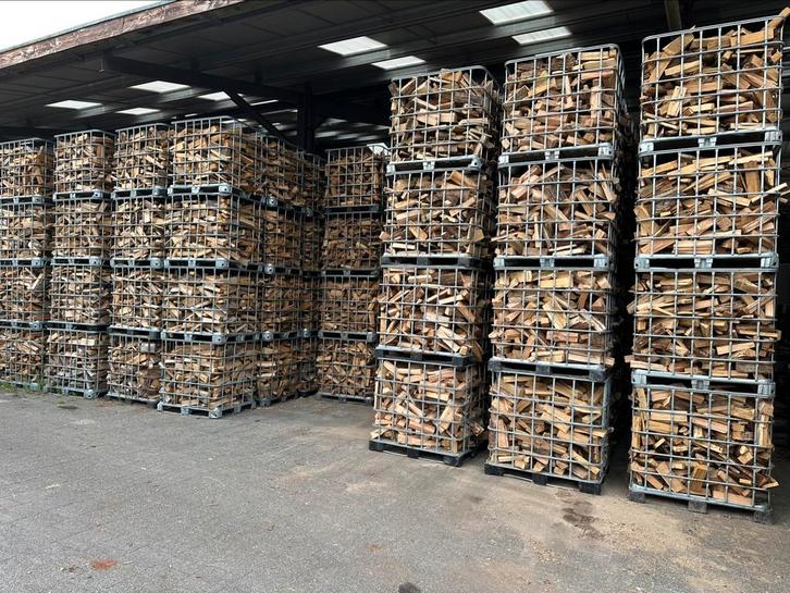 Eiken brandhout, haardhout, stookhout, Tuin en Terras, Haardhout, Blokken, 6 m³ of meer, Ophalen of Verzenden