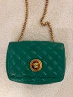 Versace Green Nappa Leather Medusa Small Crossbody Bag, Ophalen of Verzenden, Zo goed als nieuw