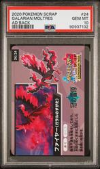 Pokemon Ultra Shiny GX SCRAP GALARIAN MOLTRES AD BACK PSA 10, Ophalen of Verzenden, Nieuw, Losse kaart
