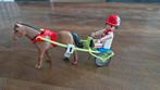 Playmobil Paard en Sulky Set 4192, Ophalen of Verzenden, Zo goed als nieuw, Complete set