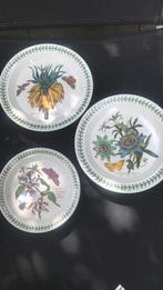 3 Engelse borden - Portmeirion “The Botanic Garden”, Huis en Inrichting, Keuken | Servies, Ophalen of Verzenden, Zo goed als nieuw