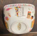 Appletree Home & Garden Schaal - Happy Birthday, Gebruikt, Porselein of Keramiek, Schaal, Vierkant