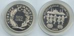 Turkije, 500 Lira 1979, Unicef, zilver proof, Ophalen of Verzenden, Overige landen, Losse munt, Zilver