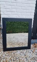 Zwarte spiegel  70 x 80 x 2.5, Ophalen, Gebruikt, Minder dan 100 cm, Rechthoekig