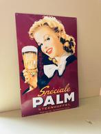 Emaille reclamebord Palm 60 x 38 cm, Ophalen, Gebruikt, Reclamebord