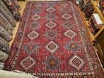 Vintage handgeknoopt perzisch tapijt karadja 405x277, Info@SlatsAntiek.nl, Perzisch, 200 cm of meer, Ophalen of Verzenden