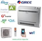 GREE CONSOLE / VLOER  3.5KW - 12000BTU  WIFI A++  INVERTER, Witgoed en Apparatuur, Airco's, Nieuw, Afstandsbediening, 100 m³ of groter