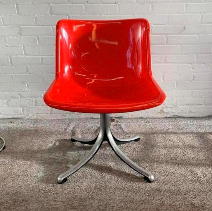 Bureaustoel Osvaldo Borsani Tecno bureaustoel jaren 80, Huis en Inrichting, Bureaustoelen, Zwart, Ophalen of Verzenden