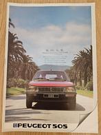 Peugeot 505 brochure 1983, Boeken, Auto's | Folders en Tijdschriften, Peugeot, Ophalen of Verzenden, Zo goed als nieuw
