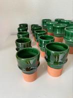 Cappuccino- koffie kopje Marokko groen, Ophalen of Verzenden, Zo goed als nieuw, Overige stijlen, Kop(pen) en/of Schotel(s)