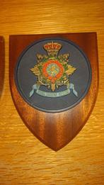 2x Wapenschild Korps Mariniers QUA PATET ORBIS Marine Comman, Verzamelen, Militaria | Algemeen, Ophalen of Verzenden, Marine, Nederland