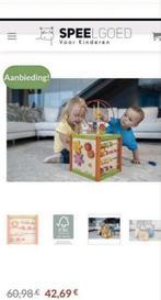 Activiteiten kubus houten activiteiten kubus, Ophalen of Verzenden, Zo goed als nieuw, Hout