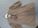Jane Lushka travelstof blouse beige maat s, Ophalen of Verzenden, Zo goed als nieuw, Maat 38/40 (M), Beige