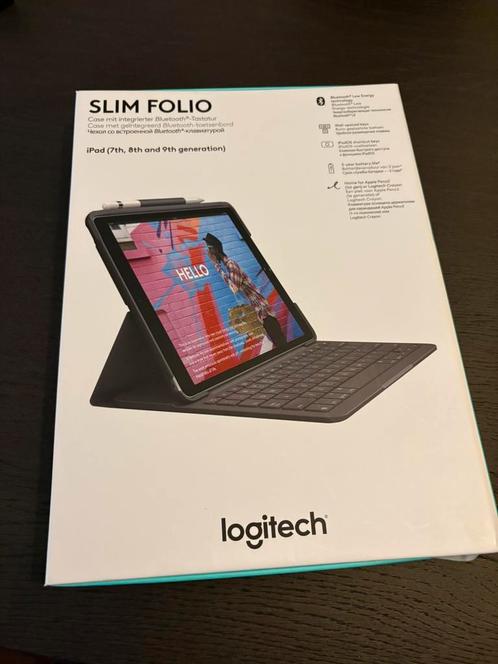 Logitech Slim Folio, Computers en Software, Tablet-hoezen, Nieuw, 10 inch, Ophalen