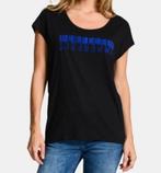 Shoeby Perfect top shirt Eksept zwart blauw maat S/M, Maat 38/40 (M), Zwart, Nieuw, Ophalen of Verzenden