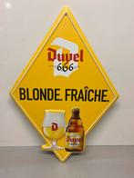Duvel reclamebord 60-40cm, geen emaille, Reclamebord, Ophalen of Verzenden, Zo goed als nieuw, X