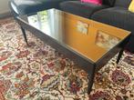 Coffee table with glass top and shelf, Huis en Inrichting, Tafels | Salontafels, Ophalen, 100 tot 150 cm, 50 tot 100 cm, Zo goed als nieuw