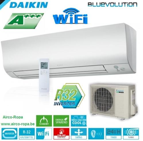 DAIKIN PERFERA WARMTEPOMP INVERTER  2.5KW - 7KW A++A WIFI, Witgoed en Apparatuur, Airco's, Nieuw, Wandairco, 100 m³ of groter