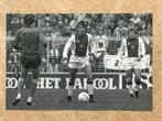 Org z/w foto 20x30 cm Johan Cruijff-Wim Jansen Ajax 6-12-'81, Verzenden, Nieuw, Ajax, Poster, Plaatje of Sticker