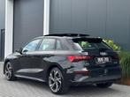 Audi A3 Sportback 35 TDI 3x S Line M22 PANO NAVI CAMERA CLIM, Auto's, Audi, Automaat, Gebruikt, 150 pk, Zwart