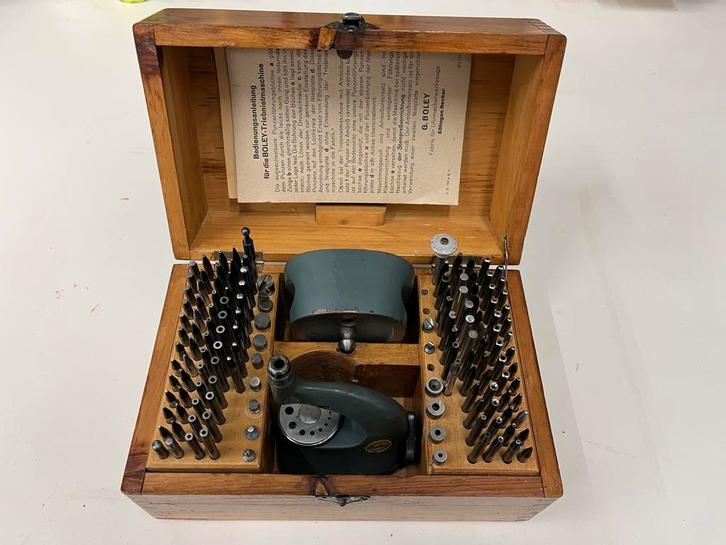 Boley triebniet, met voet, Antiek en Kunst, Antiek | Gereedschap en Instrumenten, Verzenden