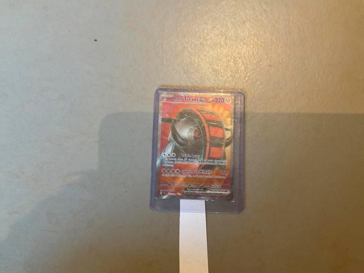 Pokémon Iron Treads ex Full Art – Scarlet & Violet, Hobby en Vrije tijd, Verzamelkaartspellen | Pokémon, Zo goed als nieuw, Losse kaart