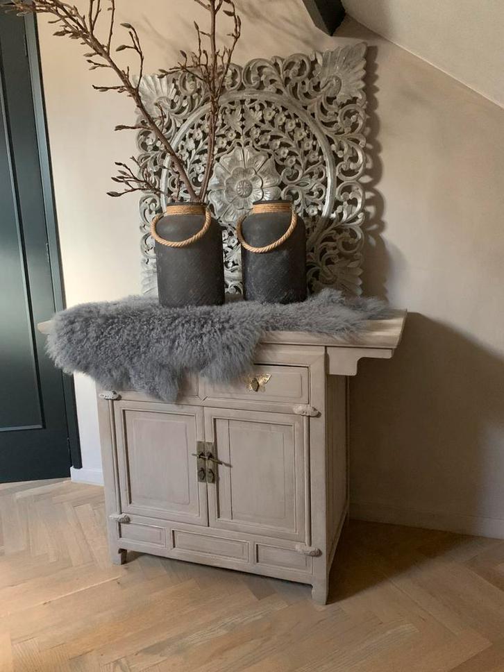 Groot houten mandala wandpaneel., Huis en Inrichting, Woonaccessoires | Wanddecoraties, Zo goed als nieuw, Ophalen