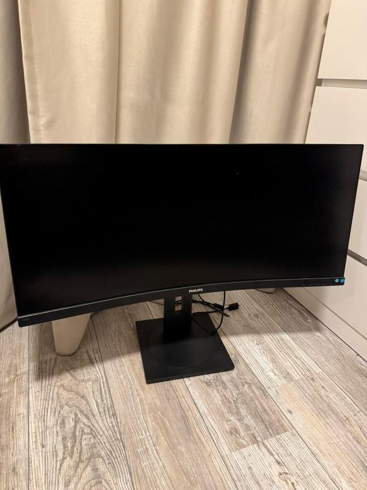 Philips 345B1C/00 ( 34-inch curved VA-monitor), Computers en Software, Monitoren, Zo goed als nieuw, 101 t/m 150 Hz, Curved, VA