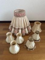 Retro Vintage lampenkappen zgan, Huis en Inrichting, Lampen | Lampenkappen, 25 tot 50 cm, Rond, Ophalen of Verzenden, Zo goed als nieuw