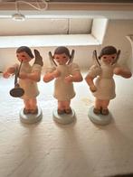3 houten handgemaakte kerst engeltjes, Ophalen of Verzenden