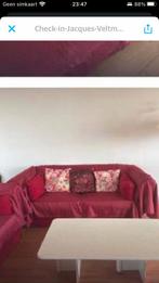 Velours sofa twee en driezits Gratis, Huis en Inrichting, Banken | Sofa's en Chaises Longues, Ophalen of Verzenden, 75 tot 100 cm