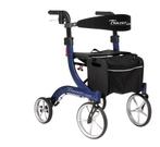 Rollator Travixx deluxe donkerblauw (S), Diversen, Ophalen, Opvouwbaar, Zo goed als nieuw