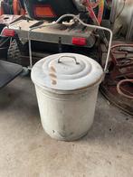 Vintage Metalen Afvalemmer, Ophalen, Gebruikt