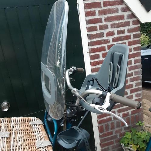 Bobike One fietszitje + windscherm, Kinderen en Baby's, Overige Kinderen en Baby's, Zo goed als nieuw, Ophalen